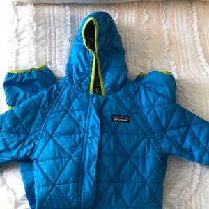 Patagonia baby snowsuit
